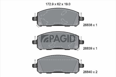 PAGID T4287N Číslo výrobce: 26838.