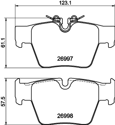 PAGID T4600N Číslo výrobce: 26997.