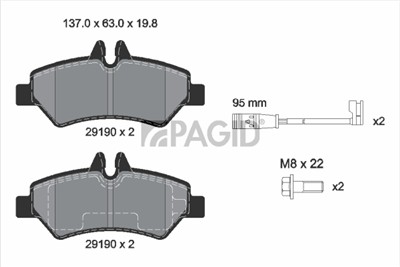 PAGID C3016N Číslo výrobce: 29190.