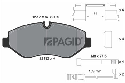 PAGID C6024N Číslo výrobce: 29192.