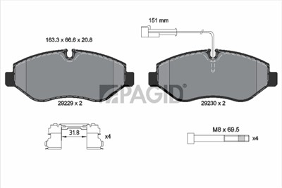PAGID C9005N Číslo výrobce: 29229.