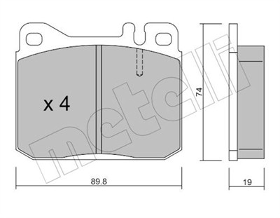 METELLI 22-0011-2 Číslo výrobce: 20280. EAN: 8032747612323.
