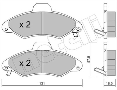 METELLI 22-0071-1 Číslo výrobce: 23300. EAN: 8032747614105.