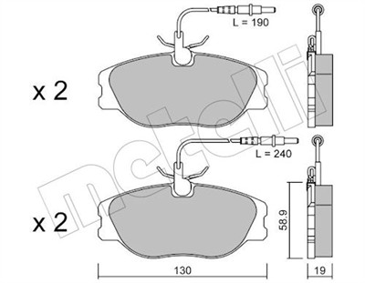 METELLI 22-0072-3 Číslo výrobce: 21801. EAN: 8032747614143.