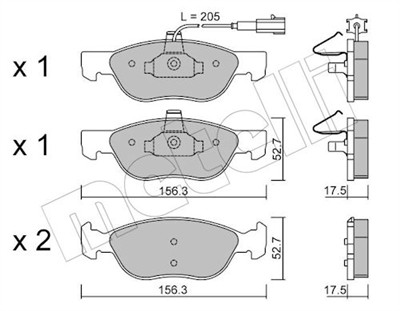 METELLI 22-0082-0 Číslo výrobce: 21927. EAN: 8032747614372.
