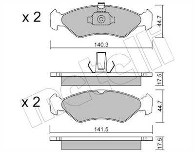 METELLI 22-0088-0 Číslo výrobce: 23101. EAN: 8032747614570.
