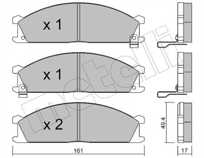 METELLI 22-0107-1 Číslo výrobce: 21347. EAN: 8032747615096.