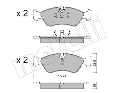 METELLI 22-0117-0 Číslo výrobce: 21190. EAN: 8032747615331.