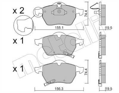 METELLI 22-0118-1 Číslo výrobce: 21829. EAN: 8032747615379.