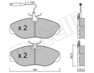 METELLI 22-0154-0 Číslo výrobce: 21797. EAN: 8032747616222.