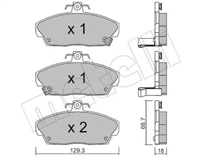 METELLI 22-0174-0 Číslo výrobce: 21515. EAN: 8032747616642.