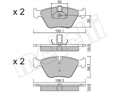 METELLI 22-0207-0 Číslo výrobce: 21676. EAN: 8032747617274.