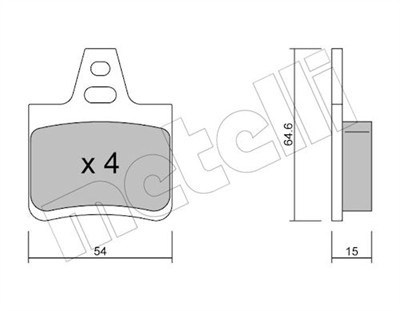 METELLI 22-0285-0 Číslo výrobce: 20162. EAN: 8032747619001.