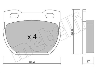 METELLI 22-0354-1 Číslo výrobce: 23471. EAN: 8032747620342.
