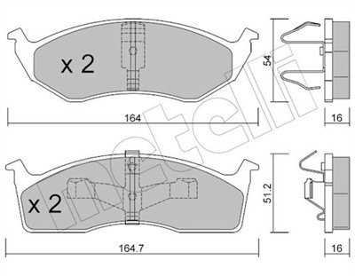METELLI 22-0356-1 Číslo výrobce: 24953. EAN: 8032747620397.