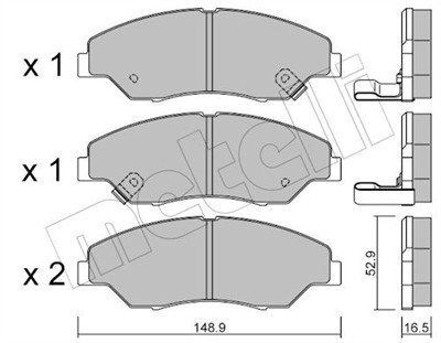 METELLI 22-0376-0 Číslo výrobce: 23442. EAN: 8032747620670.