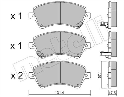 METELLI 22-0446-0 Číslo výrobce: 23766. EAN: 8032747621578.