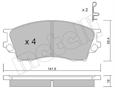 METELLI 22-0473-0 Číslo výrobce: 21571. EAN: 8032747621950.