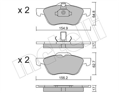 METELLI 22-0489-0 Číslo výrobce: 23159. EAN: 8032747622131.