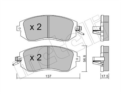 METELLI 22-0500-1 Číslo výrobce: 25760. EAN: 8032747106815.