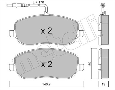 METELLI 22-0530-0 Číslo výrobce: 20261. EAN: 8032747622551.