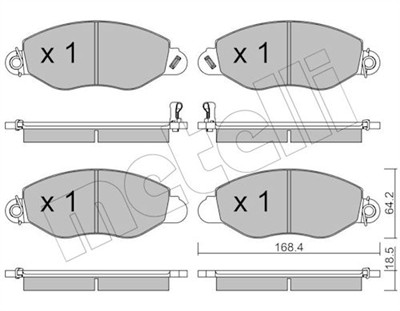 METELLI 22-0536-0 Číslo výrobce: 23434. EAN: 8032747622643.