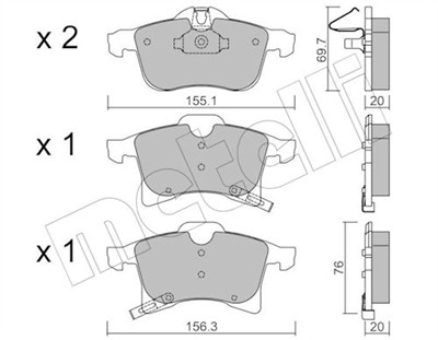 METELLI 22-0539-0 Číslo výrobce: 23832. EAN: 8032747622698.