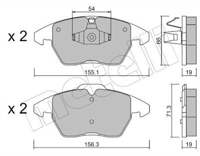 METELLI 22-0548-1 Číslo výrobce: 23589. EAN: 8032747622834.