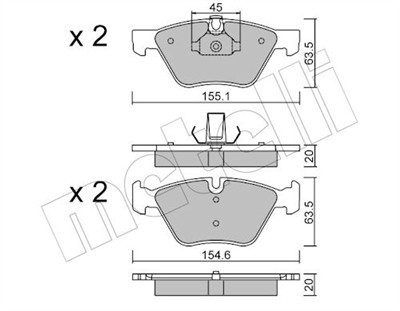 METELLI 22-0557-3 Číslo výrobce: 23794. EAN: 8032747623060.