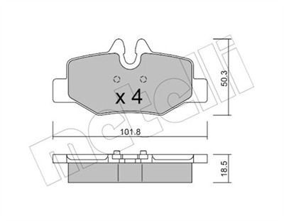 METELLI 22-0576-0 Číslo výrobce: 24008. EAN: 8032747623619.