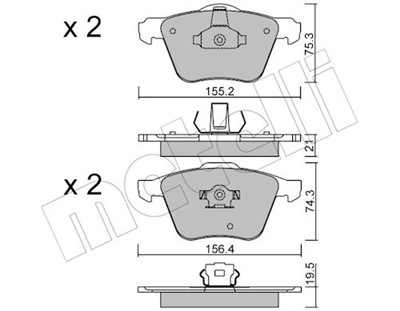 METELLI 22-0599-0 Číslo výrobce: 23680. EAN: 8032747623930.