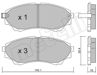 METELLI 22-0610-0 Číslo výrobce: 24353. EAN: 8032747624067.