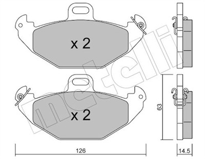 METELLI 22-0634-0 Číslo výrobce: 21964. EAN: 8032747624302.