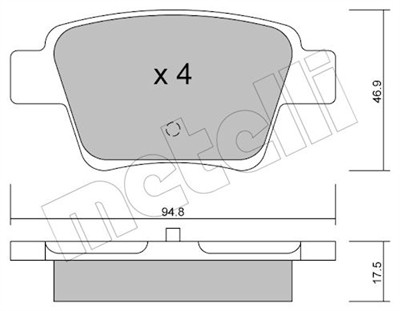 METELLI 22-0639-0 Číslo výrobce: 24150. EAN: 8032747624364.