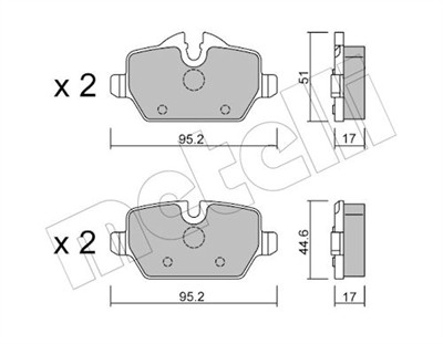 METELLI 22-0641-0 Číslo výrobce: 23623. EAN: 8032747624395.