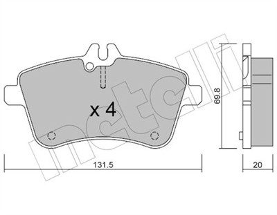 METELLI 22-0647-0 Číslo výrobce: 23881. EAN: 8032747624548.