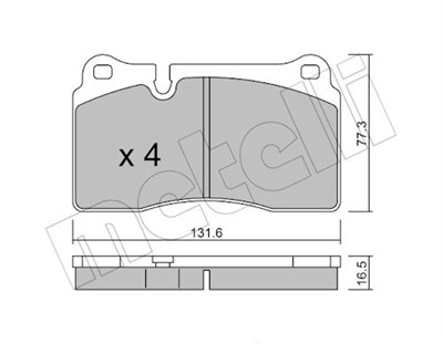 METELLI 22-0659-0 Číslo výrobce: 24098. EAN: 8032747624753.