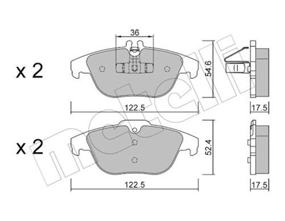 METELLI 22-0666-0 Číslo výrobce: 24253. EAN: 8032747624883.