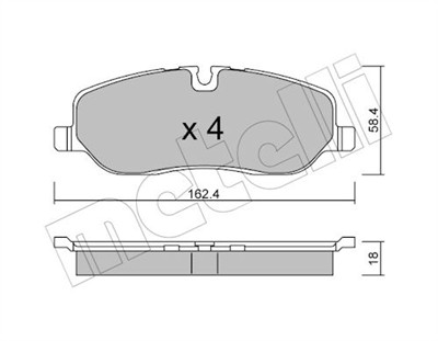METELLI 22-0693-0 Číslo výrobce: 24191. EAN: 8032747625354.