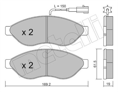 METELLI 22-0708-1 Číslo výrobce: 24468. EAN: 8032747106891.
