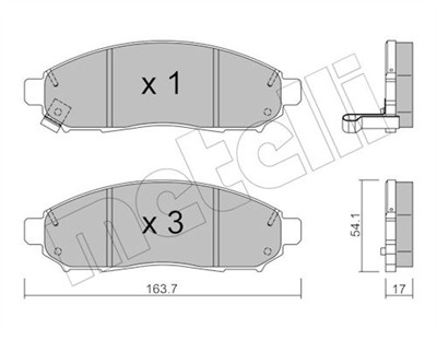 METELLI 22-0743-0 Číslo výrobce: 24227. EAN: 8032747625903.