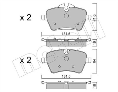 METELLI 22-0768-0 Číslo výrobce: 23984. EAN: 8032747626184.