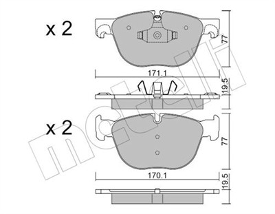 METELLI 22-0770-0 Číslo výrobce: 24170. EAN: 8032747626238.