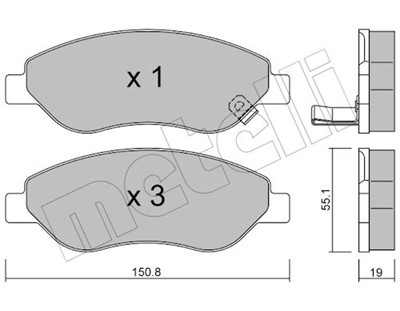 METELLI 22-0777-0 Číslo výrobce: 24550. EAN: 8032747626412.