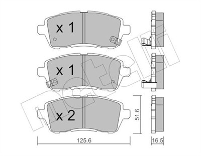 METELLI 22-0793-1 Číslo výrobce: 24283. EAN: 8032747079553.