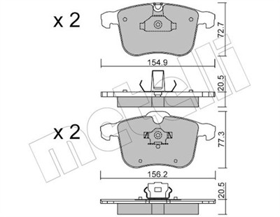 METELLI 22-0813-0 Číslo výrobce: 23404. EAN: 8032747626818.