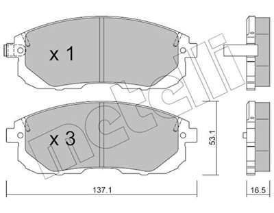 METELLI 22-0876-0 Číslo výrobce: 24280. EAN: 8032747057421.