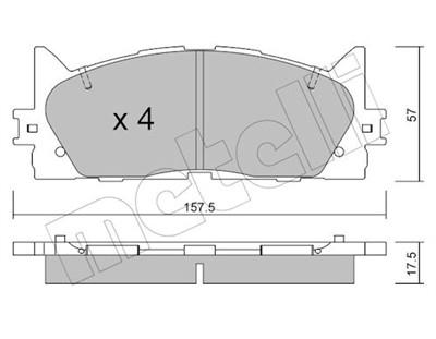 METELLI 22-0882-0 Číslo výrobce: 24350. EAN: 8032747057568.