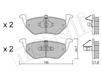 METELLI 22-0907-0 Číslo výrobce: 24670. EAN: 8032747079775.