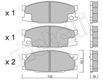 METELLI 22-0909-0 Číslo výrobce: 23501. EAN: 8032747079812.